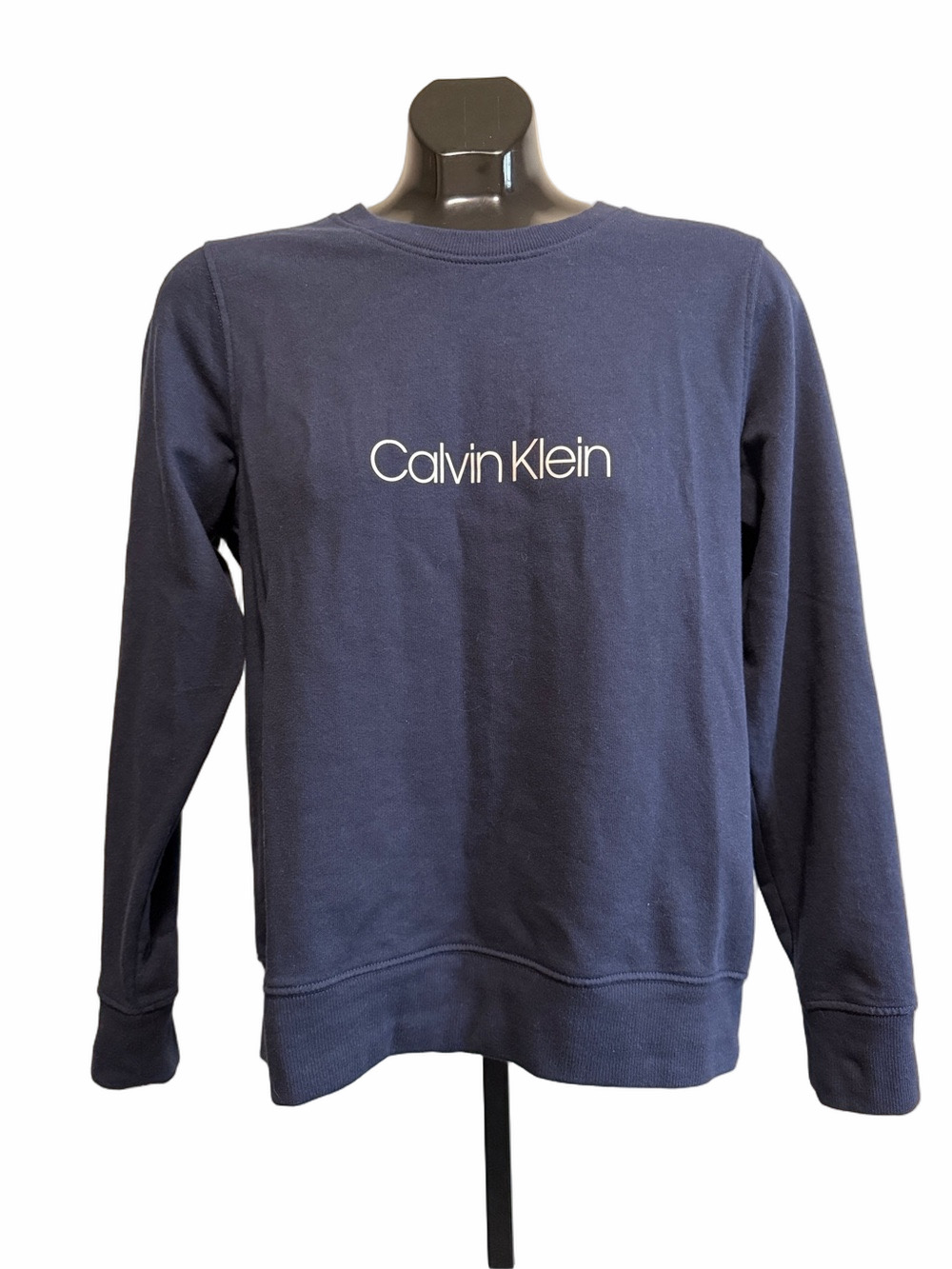 Calvin Klein Casual Navy Sweatshirt, Size M